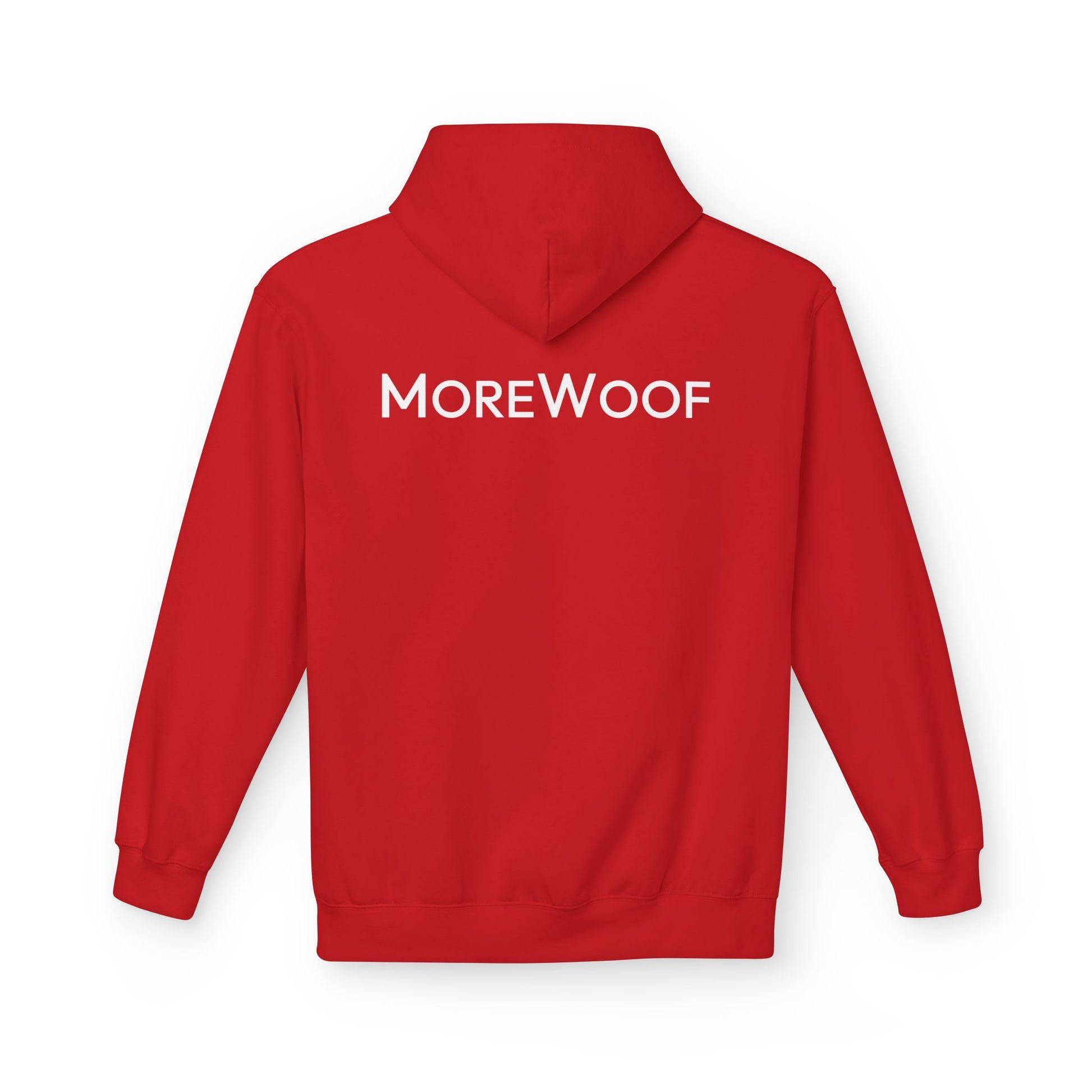 Who Rescued Who? | Morewoof Softstyle Fleece Hoodie | Rescue Collection