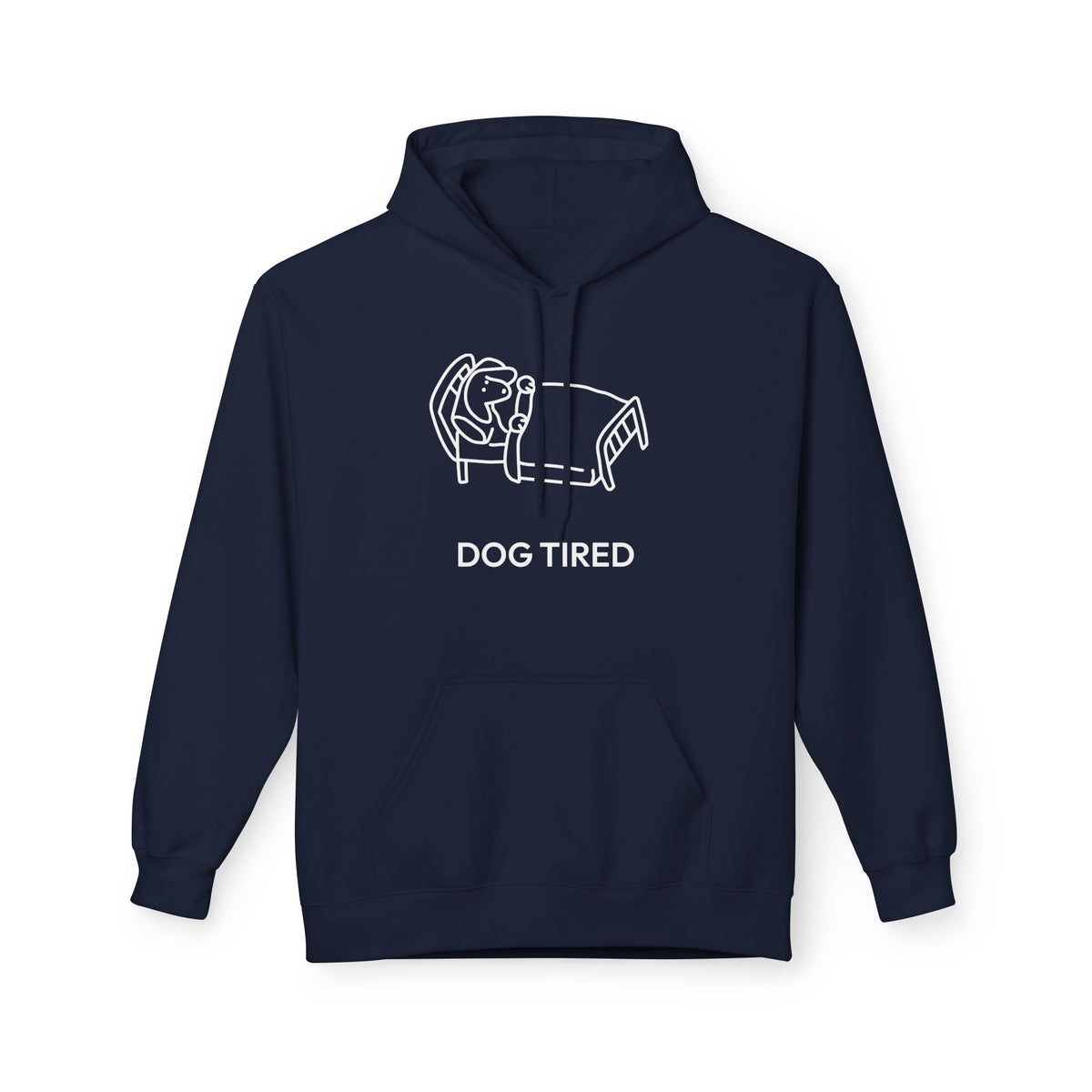 Dog Tired | Soft Fleece Hoodie