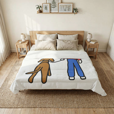 Throw Blanket — "You'll Never Walk Alone" Cozy Cotton Comforter