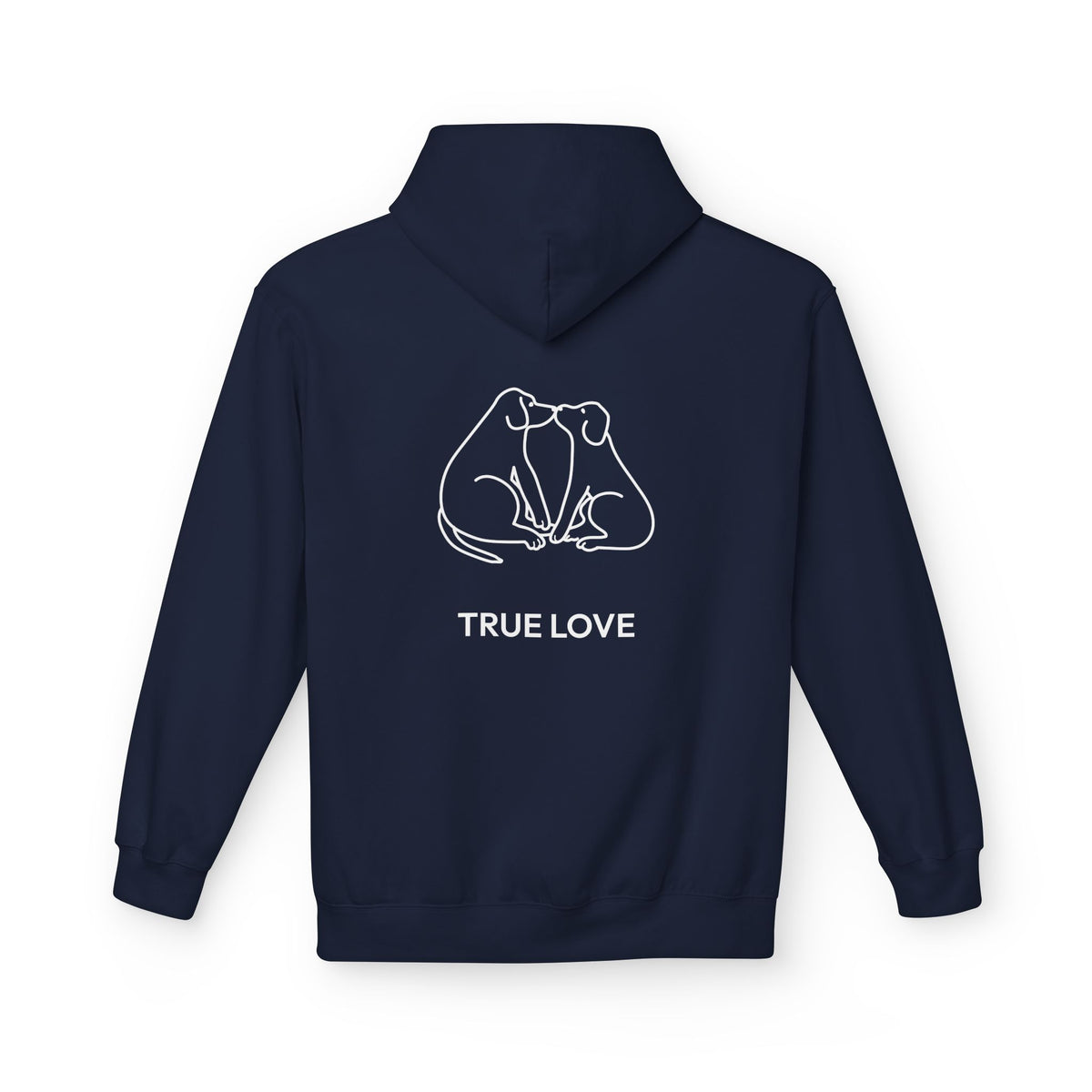 True Love | Softstyle Fleece Hoodie (Back Print)