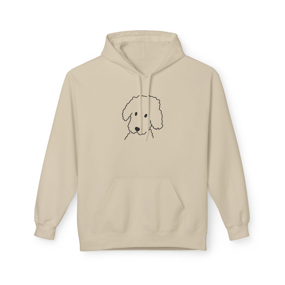 "Curly" | Soft Fleece Hoodie | Face Time Collection