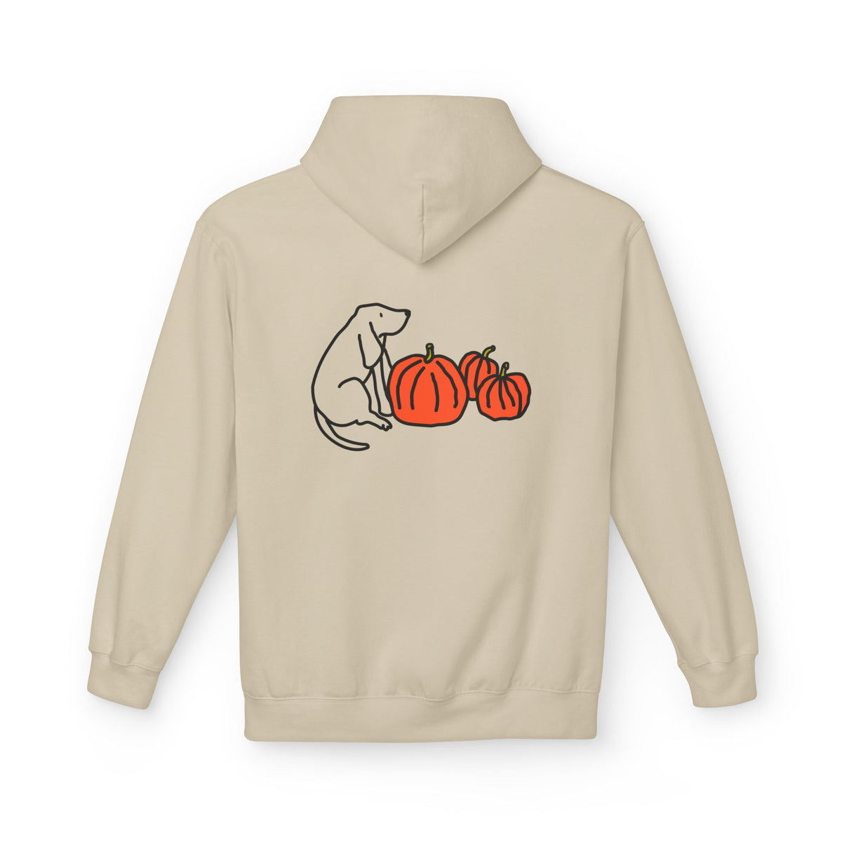 Pumpkin Patch | Soft Fleece Hoodie (Back Print) | Color Collection | Fall Collection