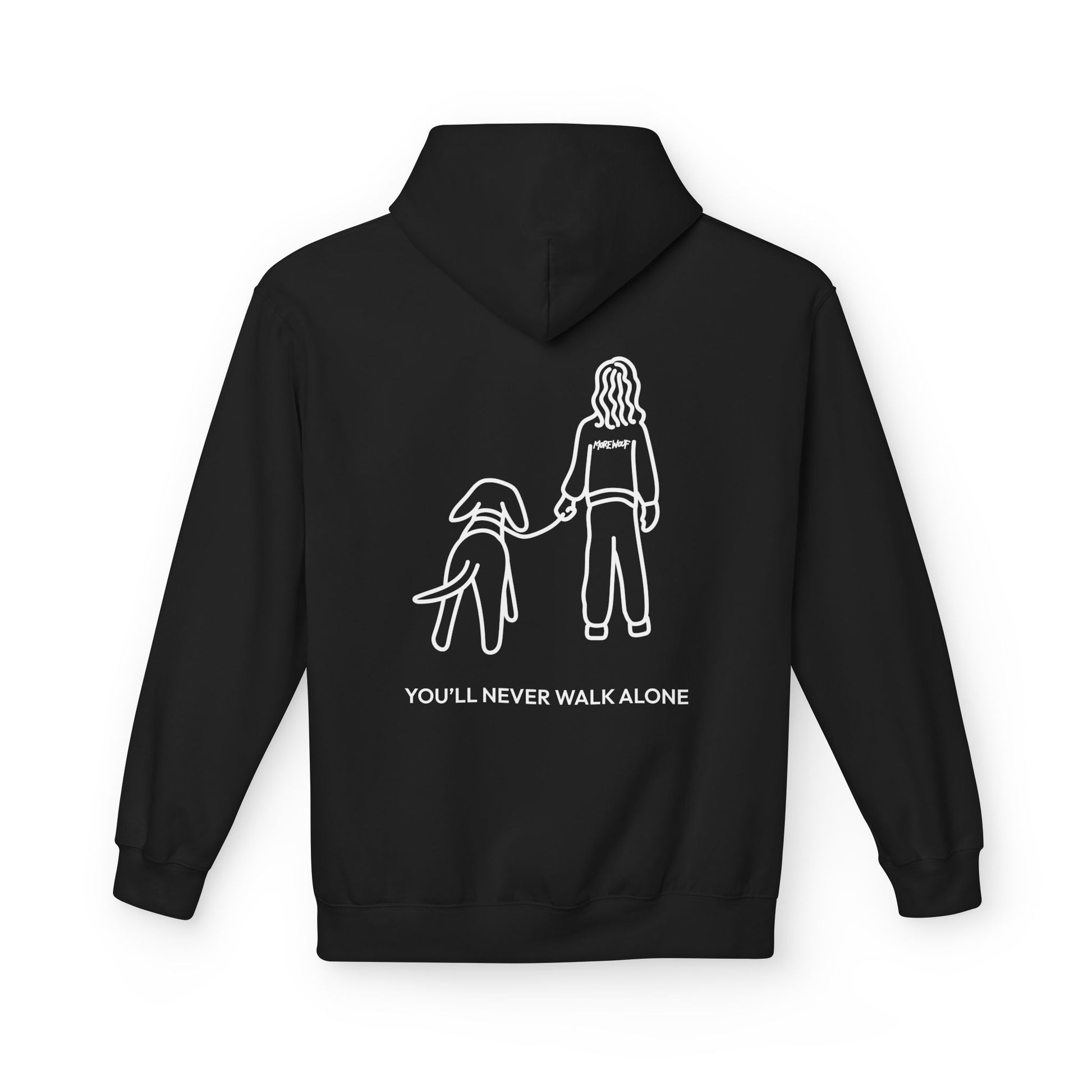 You'll Never Walk Alone (Back Print) | Softstyle Fleece Hoodie