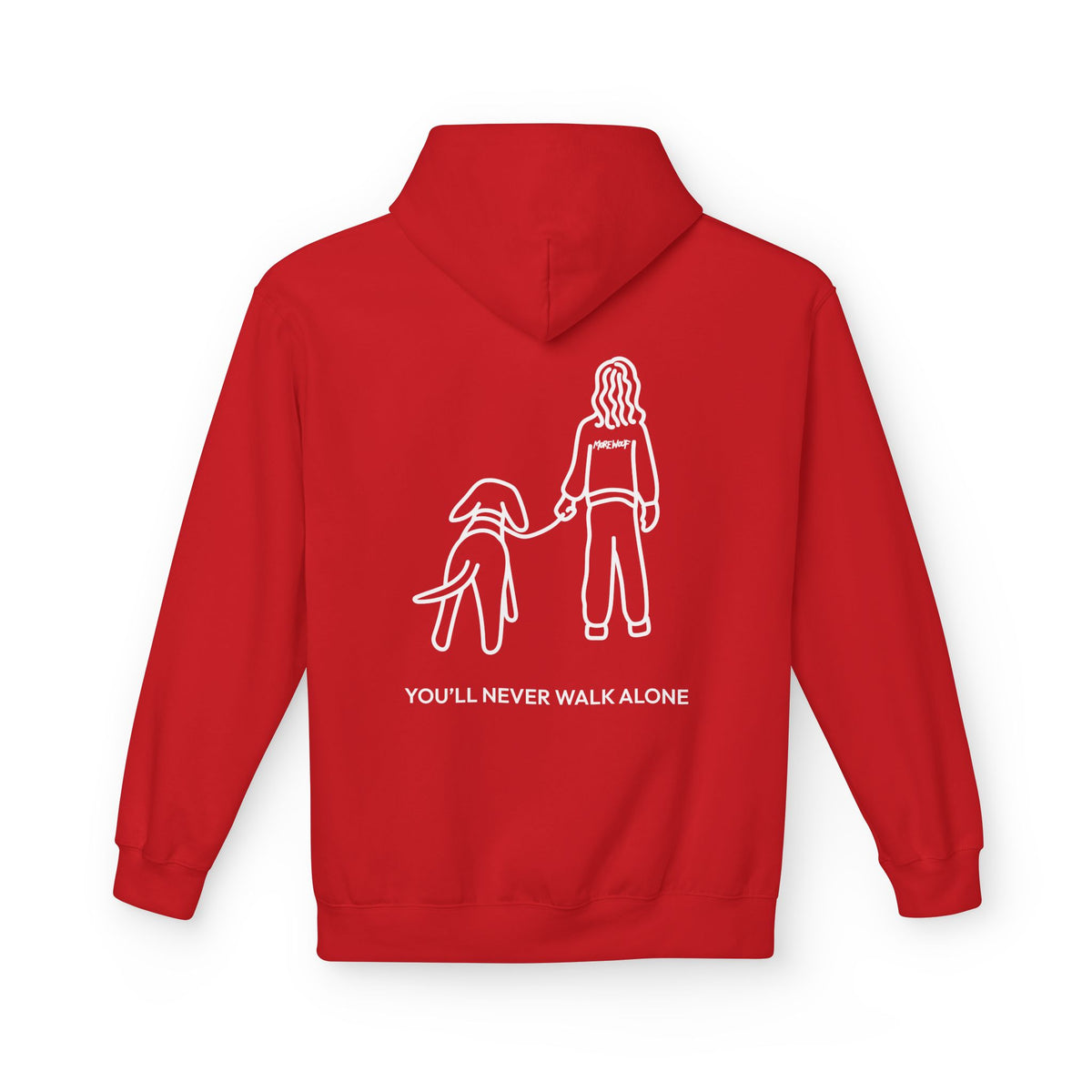 You'll Never Walk Alone (Back Print) | Soft Fleece Hoodie