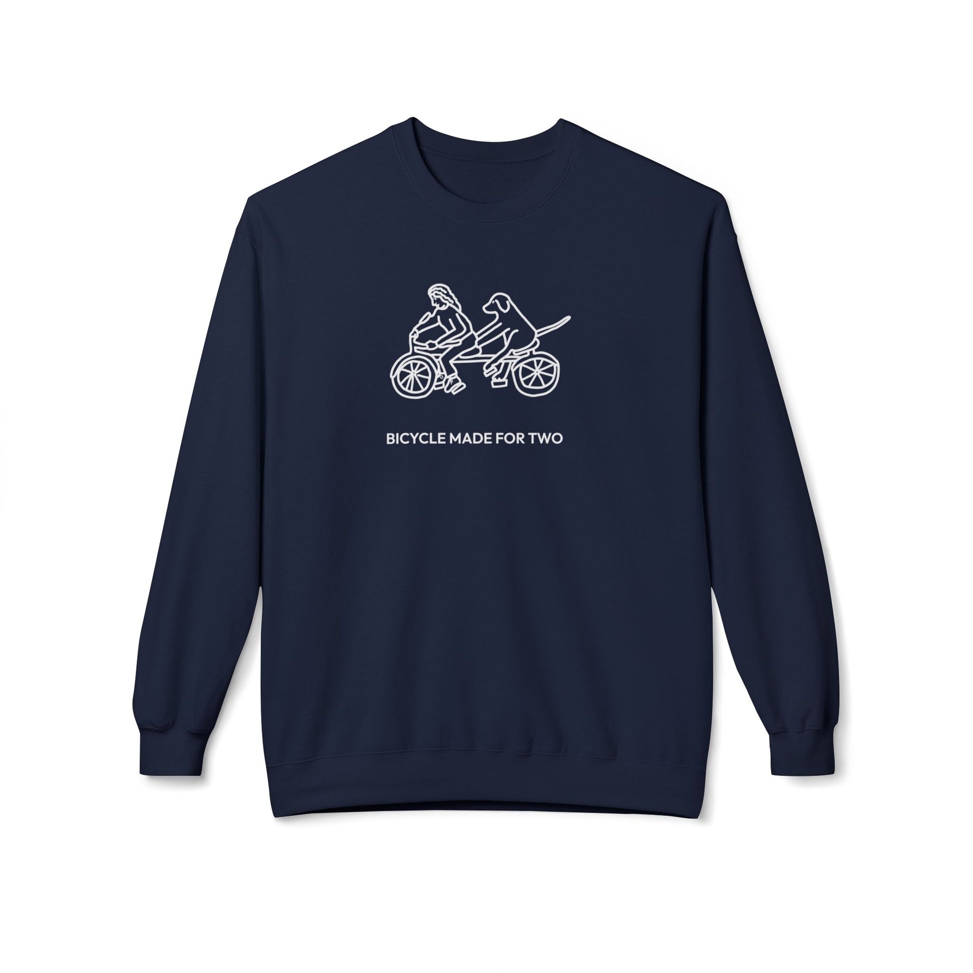 Bicycle Made For Two | Softstyle Fleece Sweatshirt | Spring Collection