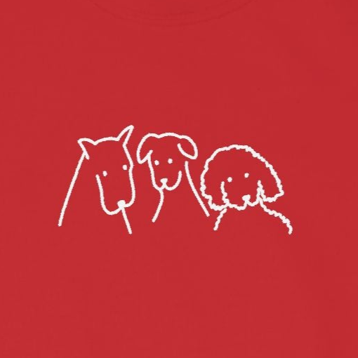 Three Dogs | Youth Crewneck Sweatshirt
