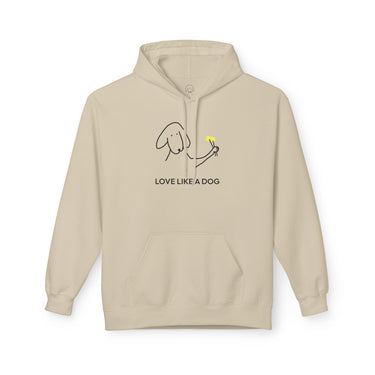 Love Like A Dog | Softstyle Fleece Hoodie | Color Collection