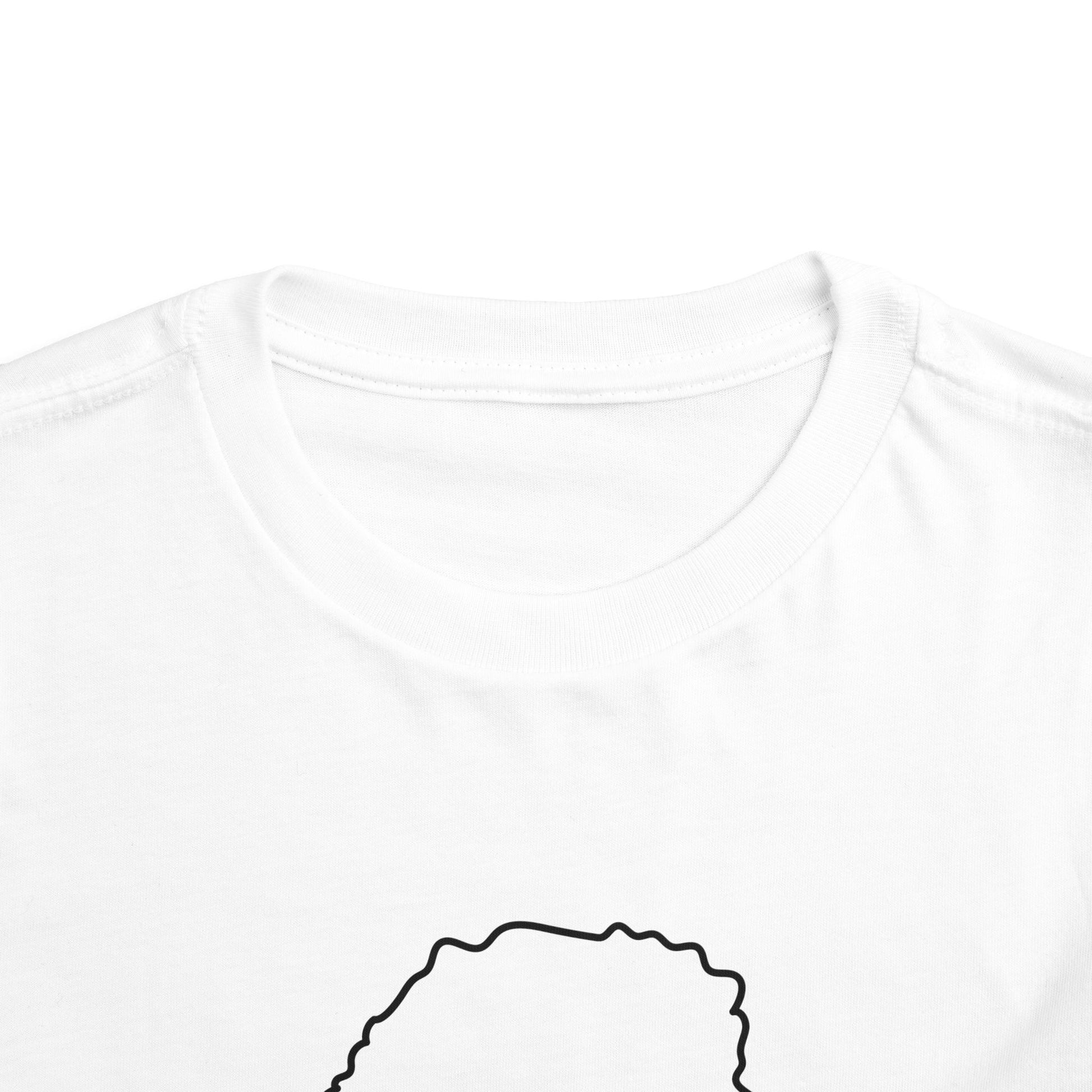 "Curly" |Toddler Short-Sleeved Tee | Face Time Collection