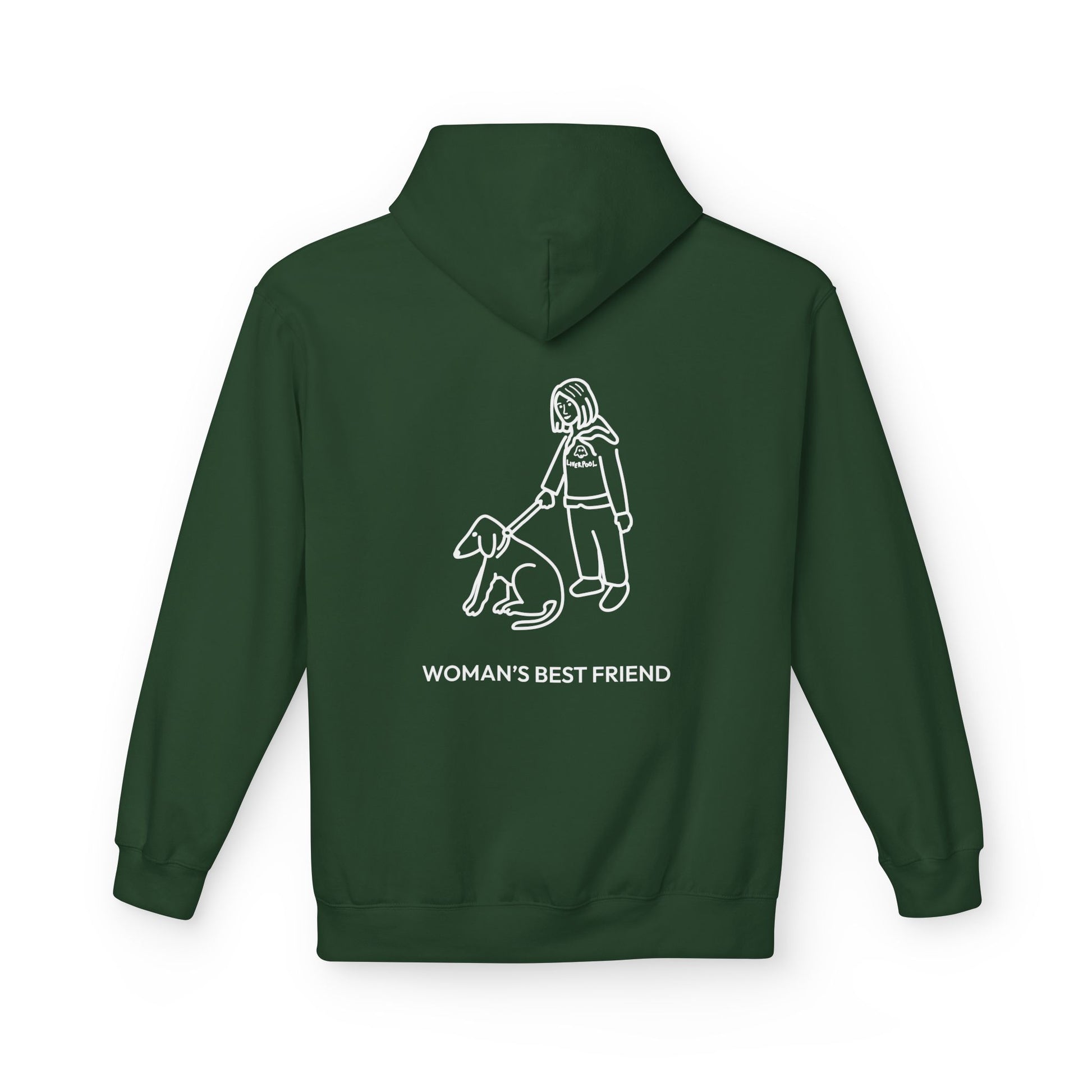 Woman's Best Friend (Back Print) | Softstyle Fleece Hoodie