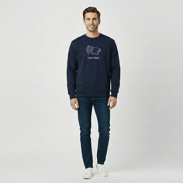 Dog Tired | Softstyle Fleece Sweatshirt