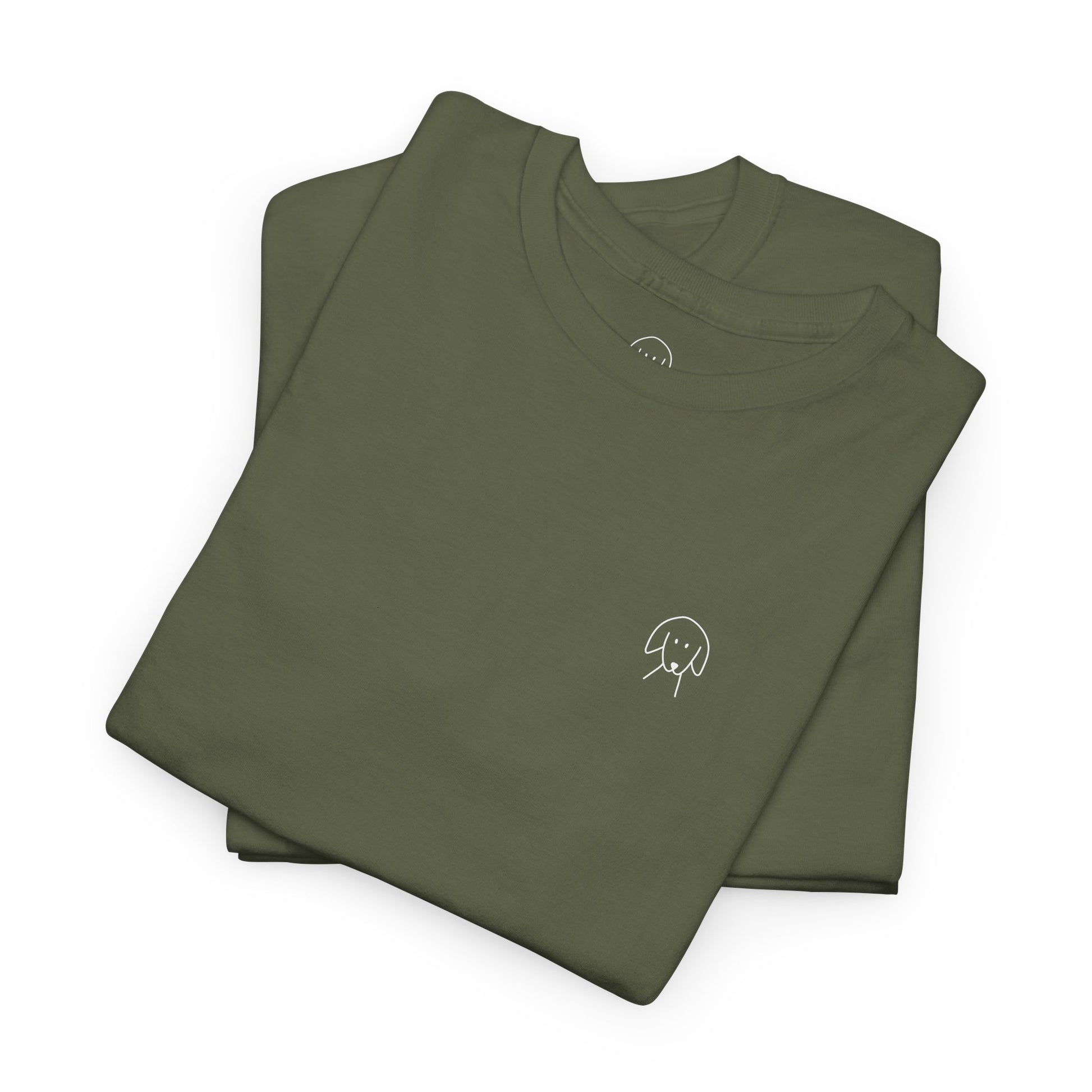 Life Is Better With A Dog -- Bicycle (Back Print) | Soft Cotton Tee | Life Is Better With A Dog Collection