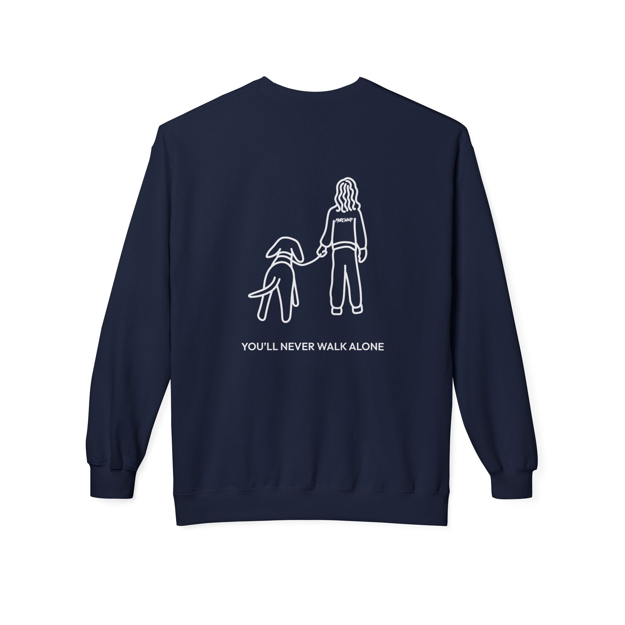 You'll Never Walk Alone (Back Print) | Softstyle Fleece Sweatshirt