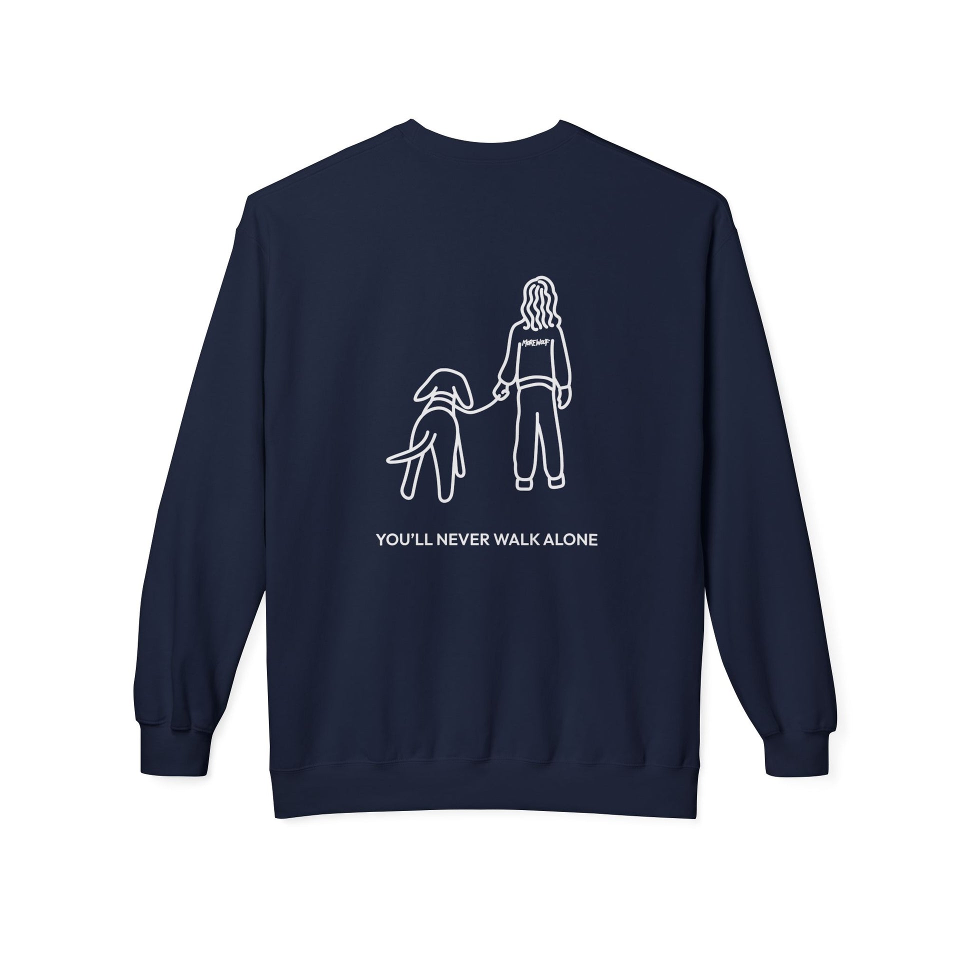 You'll Never Walk Alone (Back Print) | Softstyle Fleece Sweatshirt