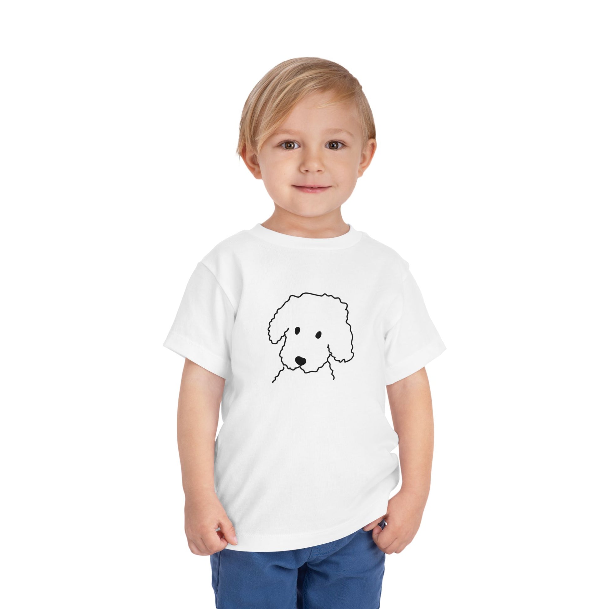 "Curly" |Toddler Short-Sleeved Tee | Face Time Collection