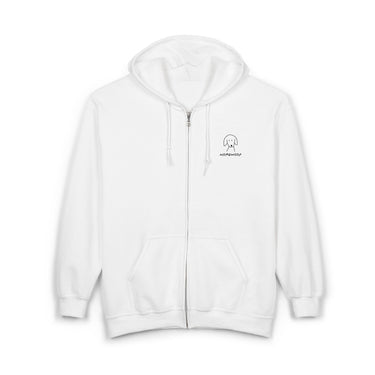 Life is Better with a Dog -- Beach (Back Print) | Full Zip Hoodie | Summer Collection | Life Is Better With A Dog Collection