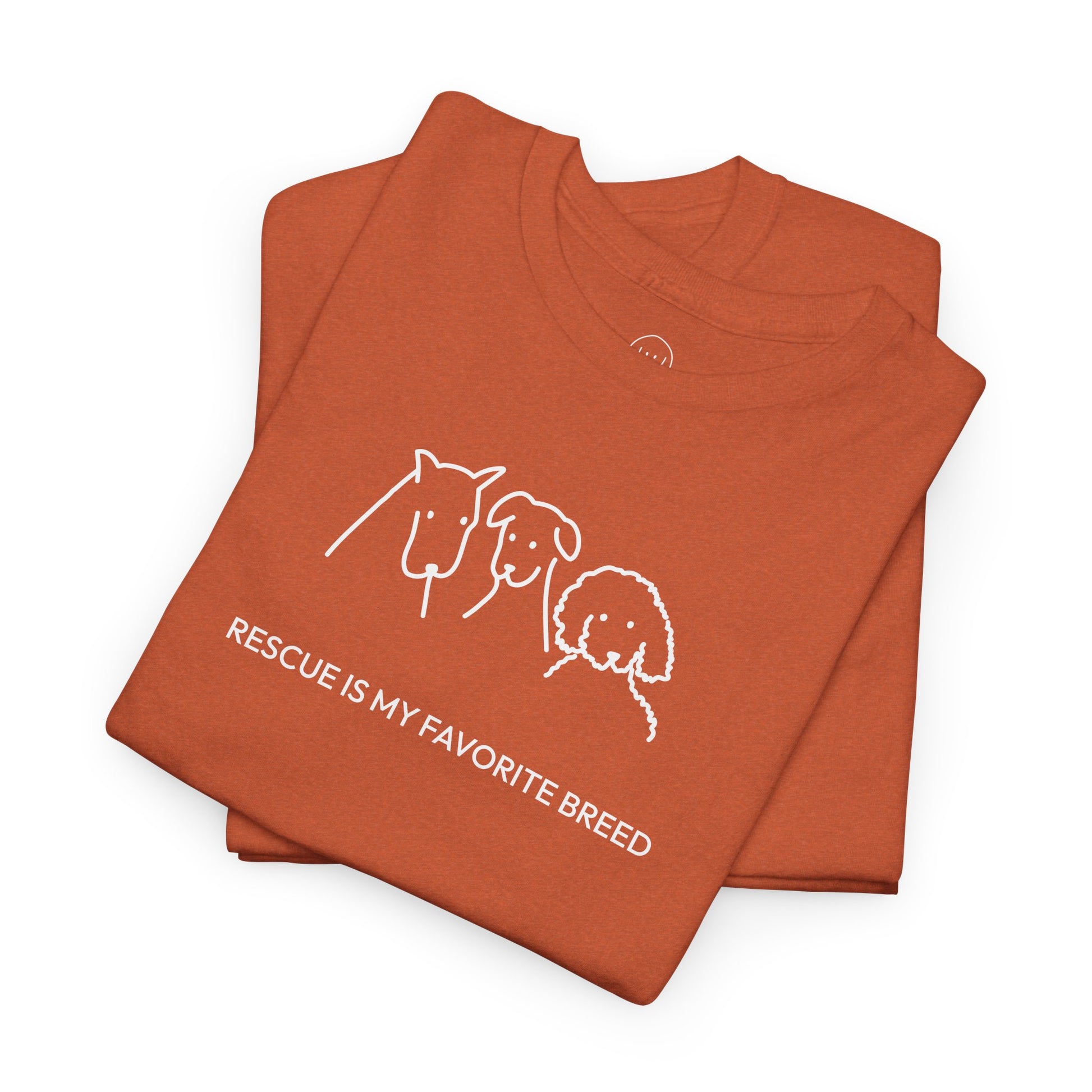 Rescue Is My Favorite Breed | Soft Cotton Tee | Rescue Collection