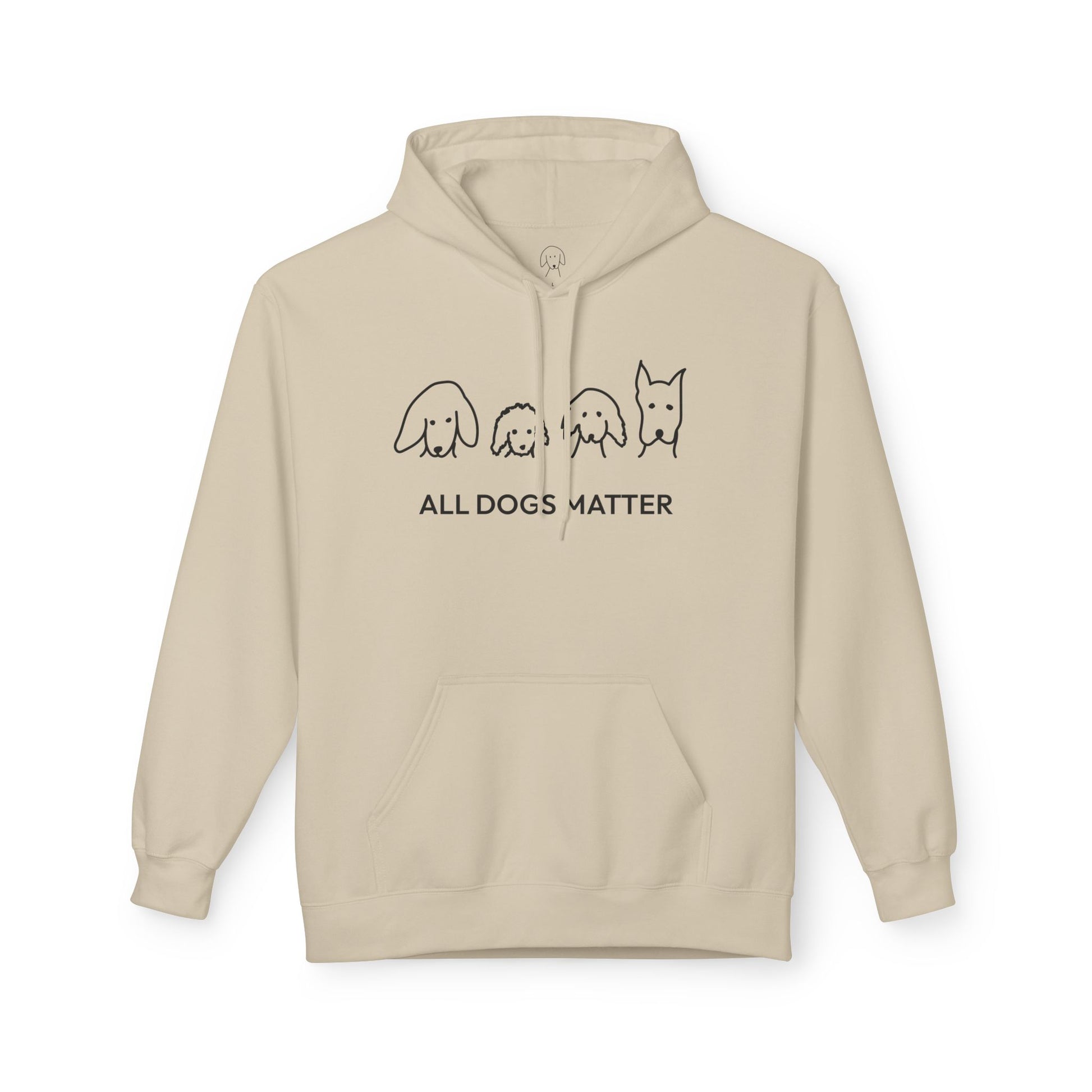All Dogs Matter | Morewoof Soft Fleece Hoodie | Rescue Collection