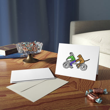 Greeting Cards (8 Pack) | Bicycle Made For Two
