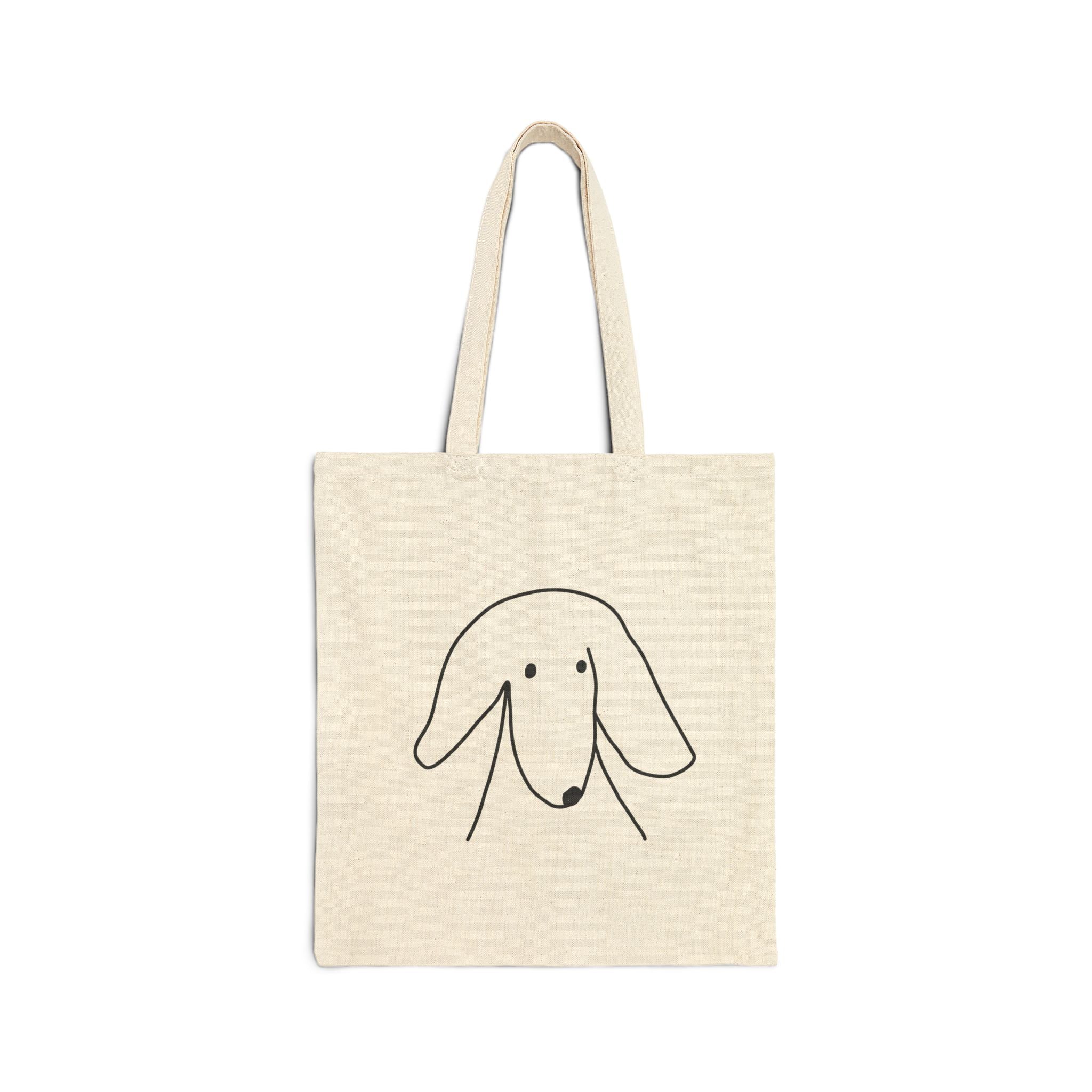 MoreWoof Classic Cotton Canvas Tote Bag