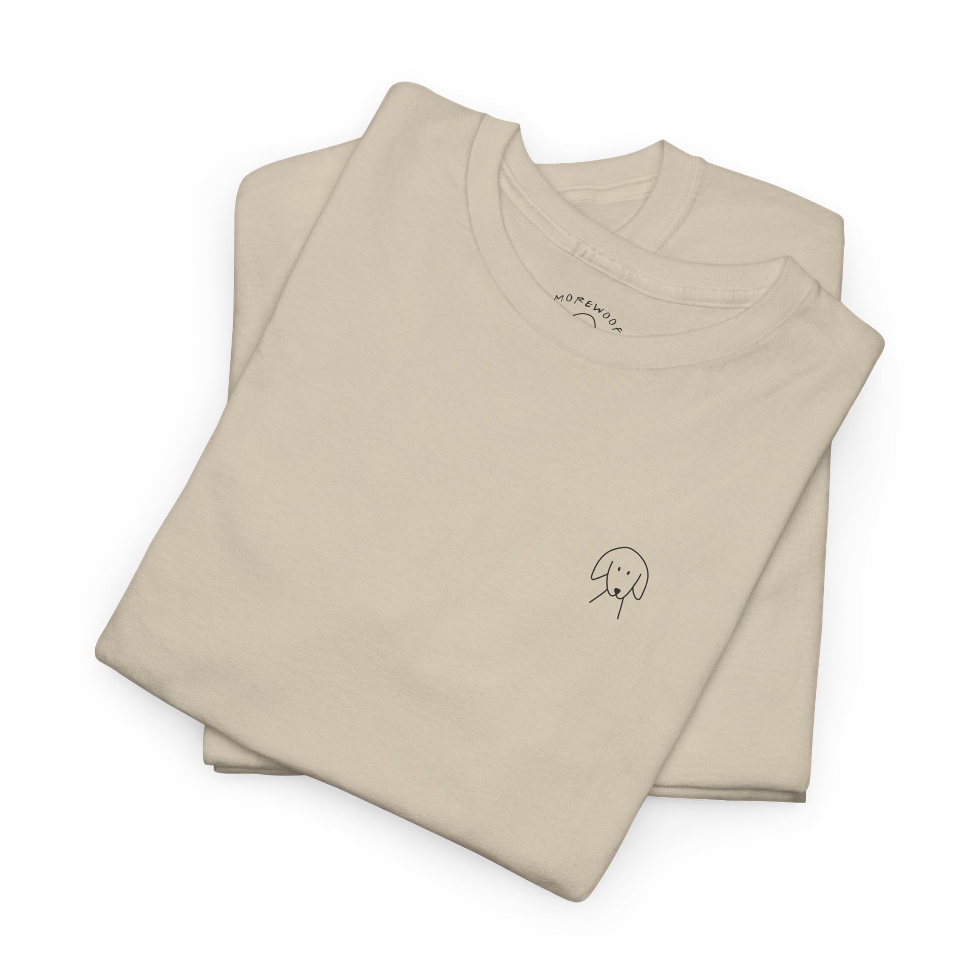 Life Is Better With A Dog -- Bicycle (Back Print) | Soft Cotton Tee | Life Is Better With A Dog Collection