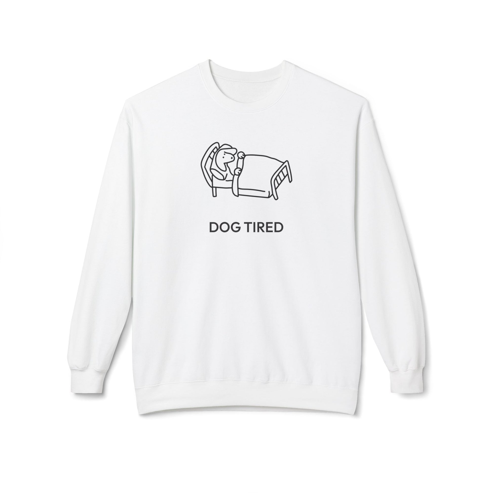 Dog Tired | Softstyle Fleece Sweatshirt