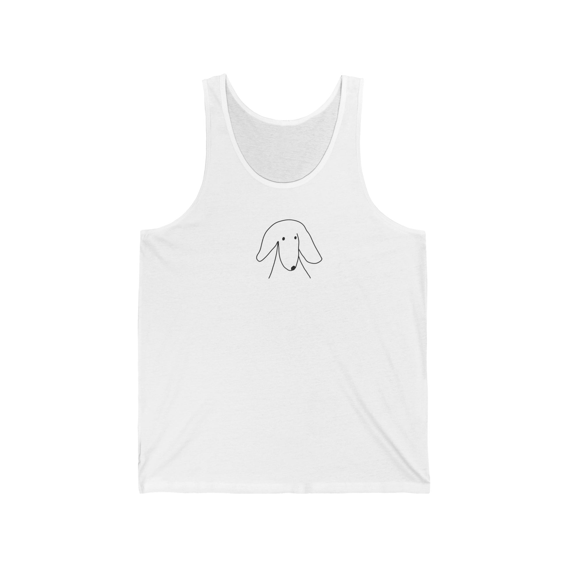 "Sideways Glance" | 100% Soft Cotton Tank Top