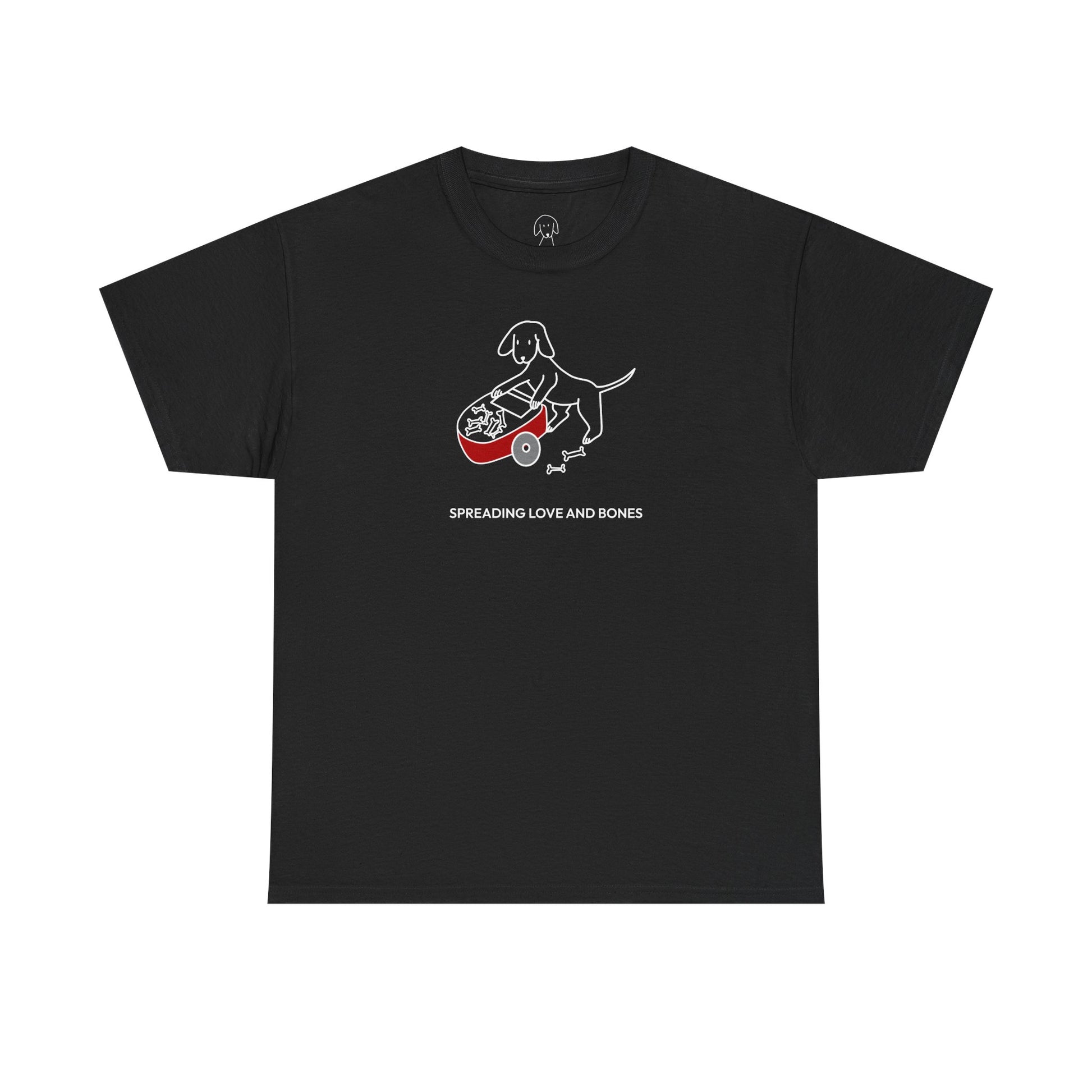 Spreading Love And Bones | Soft Cotton Tee | Color Collection