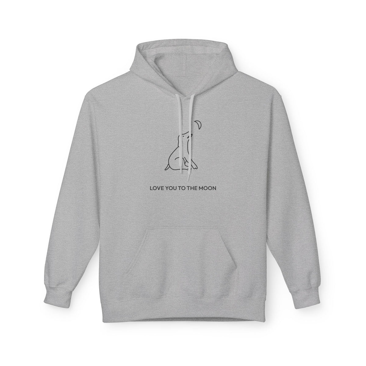 Love You To The Moon | Soft Fleece Hoodie