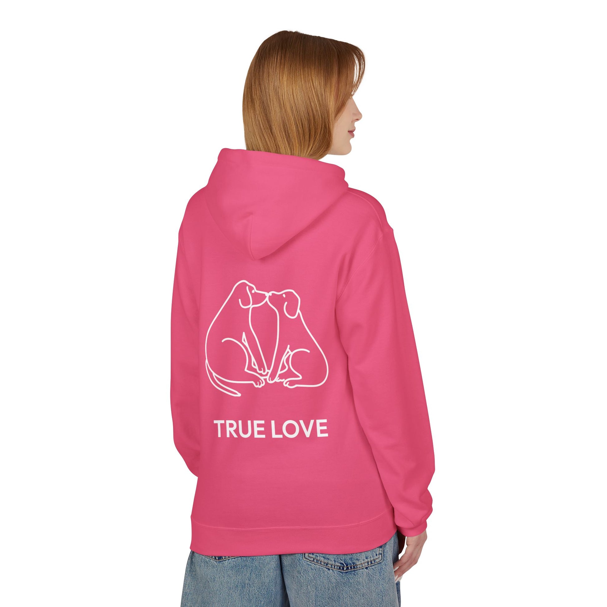 True Love — Softstyle Fleece Hoodie (Back Print)