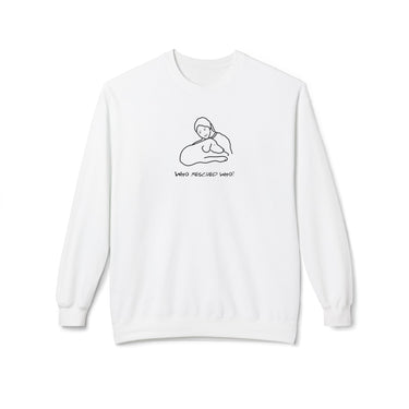 Who Rescued Who? | Morewoof Softstyle Fleece Sweatshirt | Rescue Collection