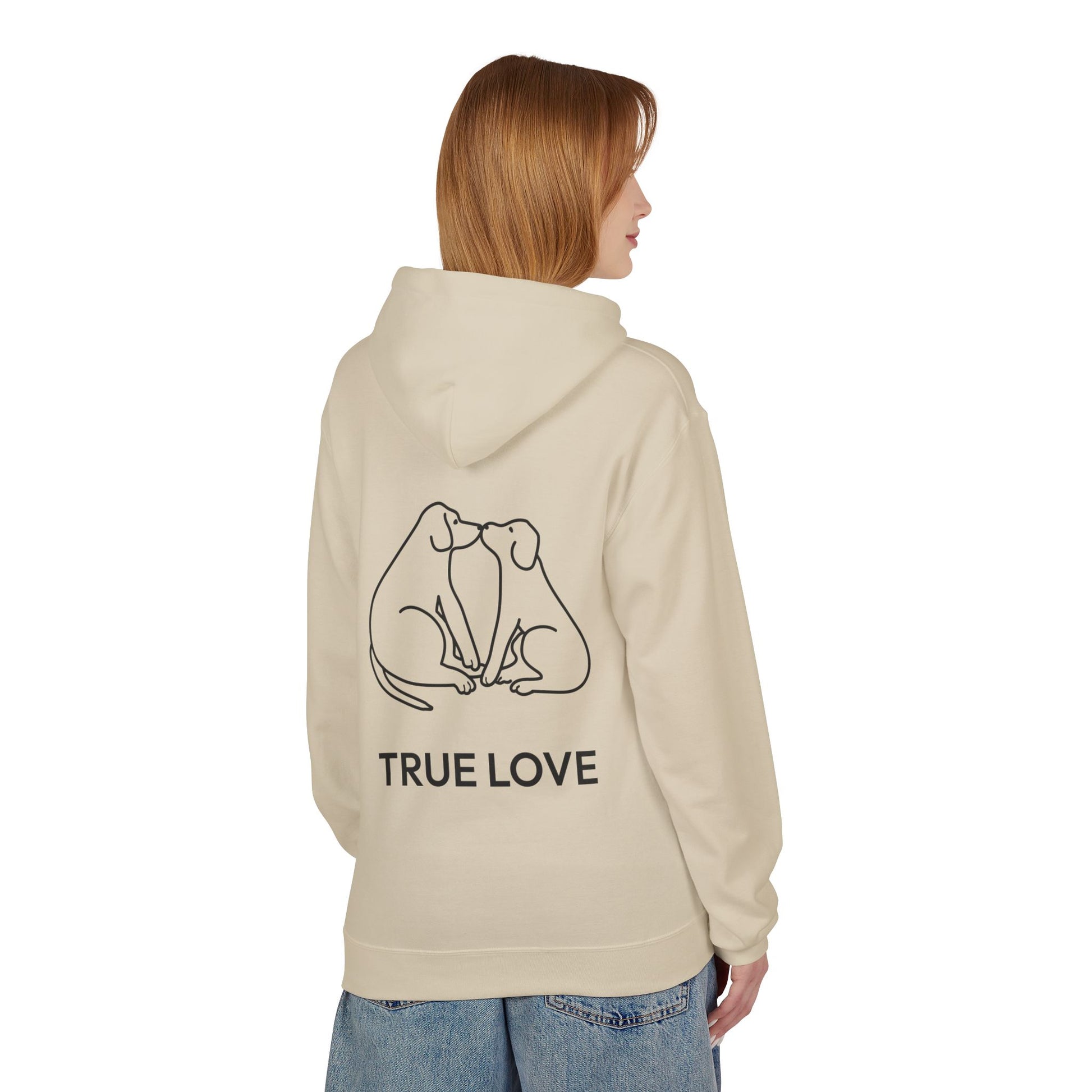 True Love — Softstyle Fleece Hoodie (Back Print)