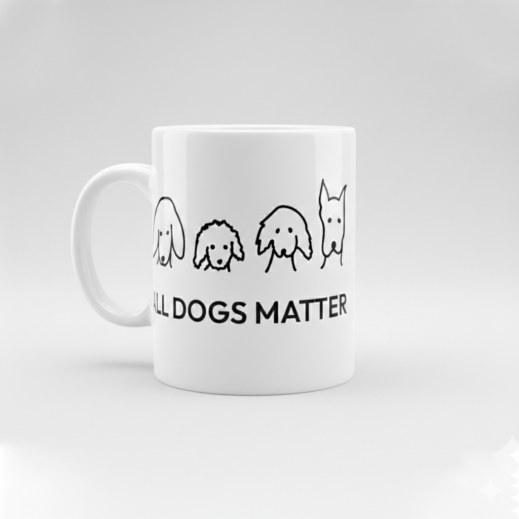 All Dogs Matter | Coffee Mug  (11oz) | Rescue Collection