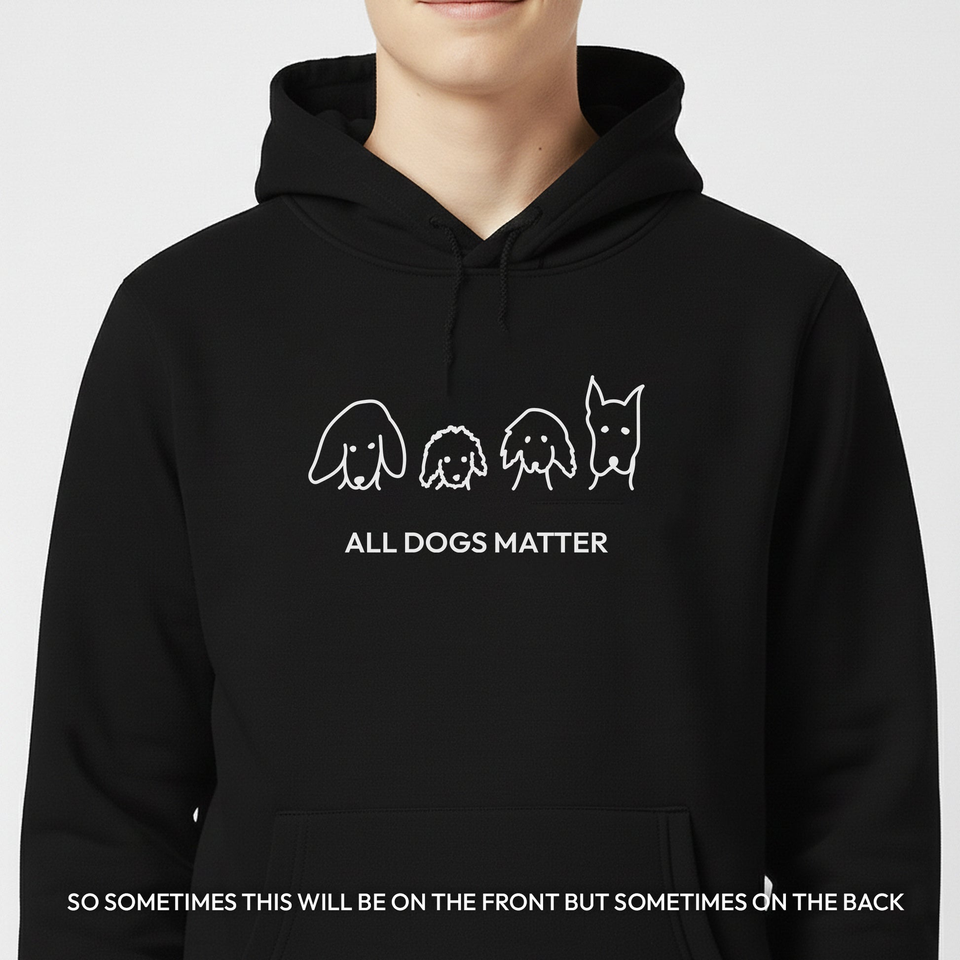 All Dogs Matter | Youth Hoodie | Rescue Collection