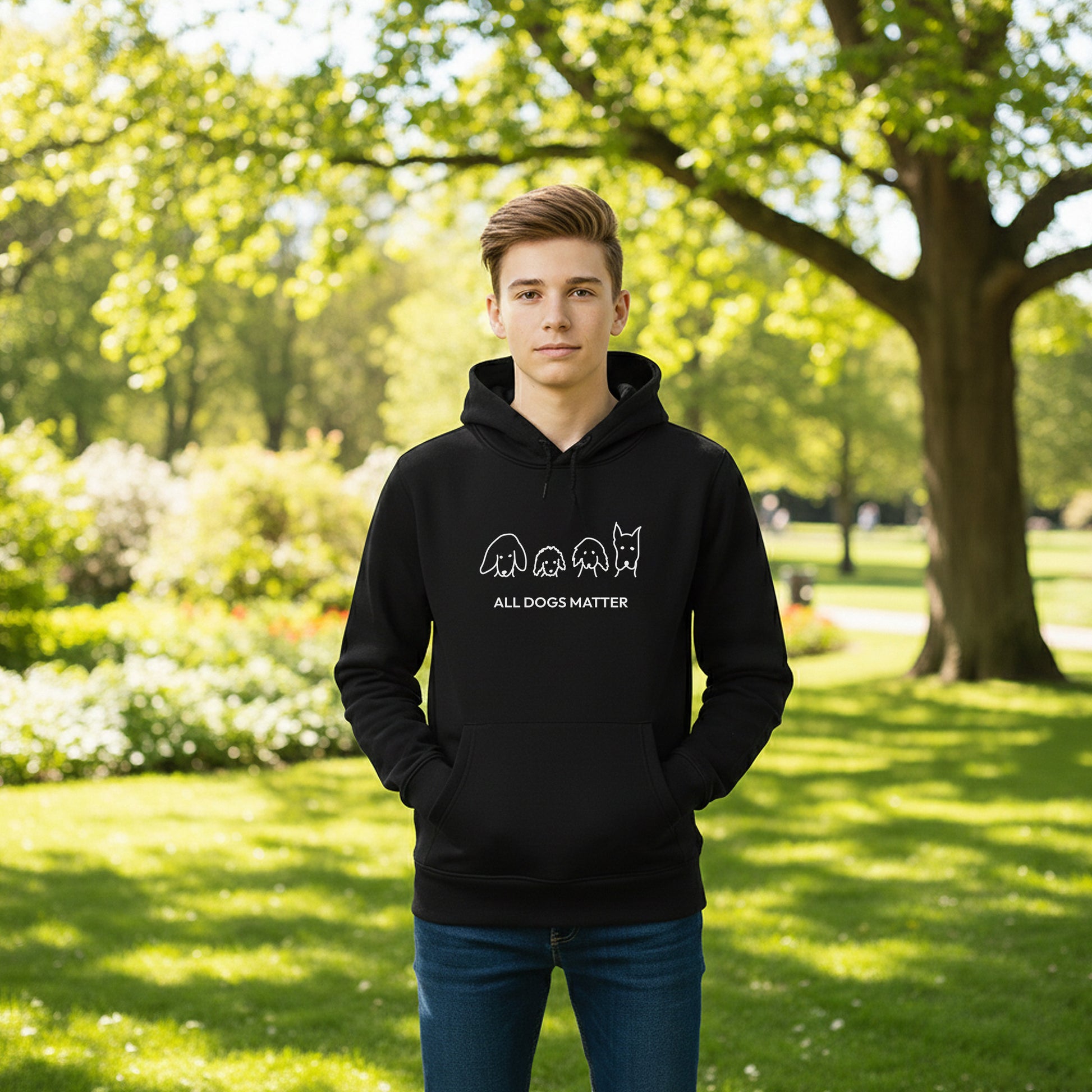 All Dogs Matter | Youth Hoodie | Rescue Collection