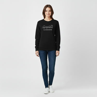 All Dogs Matter | Softstyle Fleece Sweatshirt | Rescue Collection