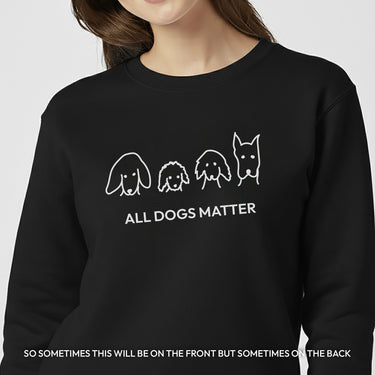 All Dogs Matter | Softstyle Fleece Sweatshirt | Rescue Collection