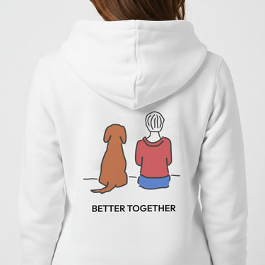 Better Together | Softstyle Fleece Hoodie (Back Print) | Color Collection