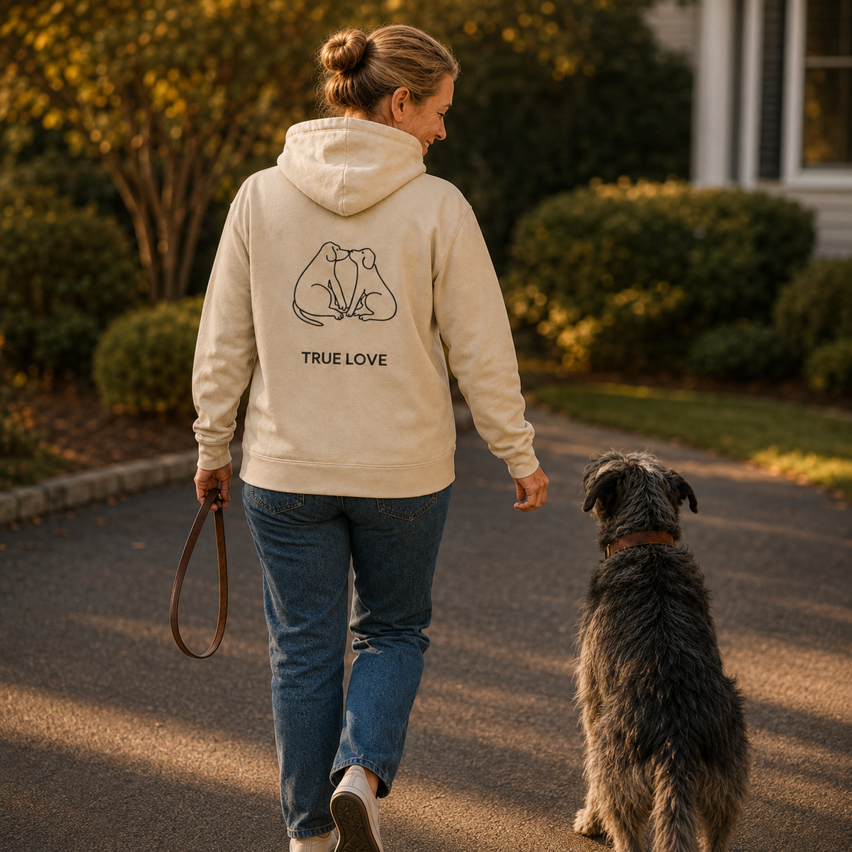 True Love | Softstyle Fleece Hoodie (Back Print)