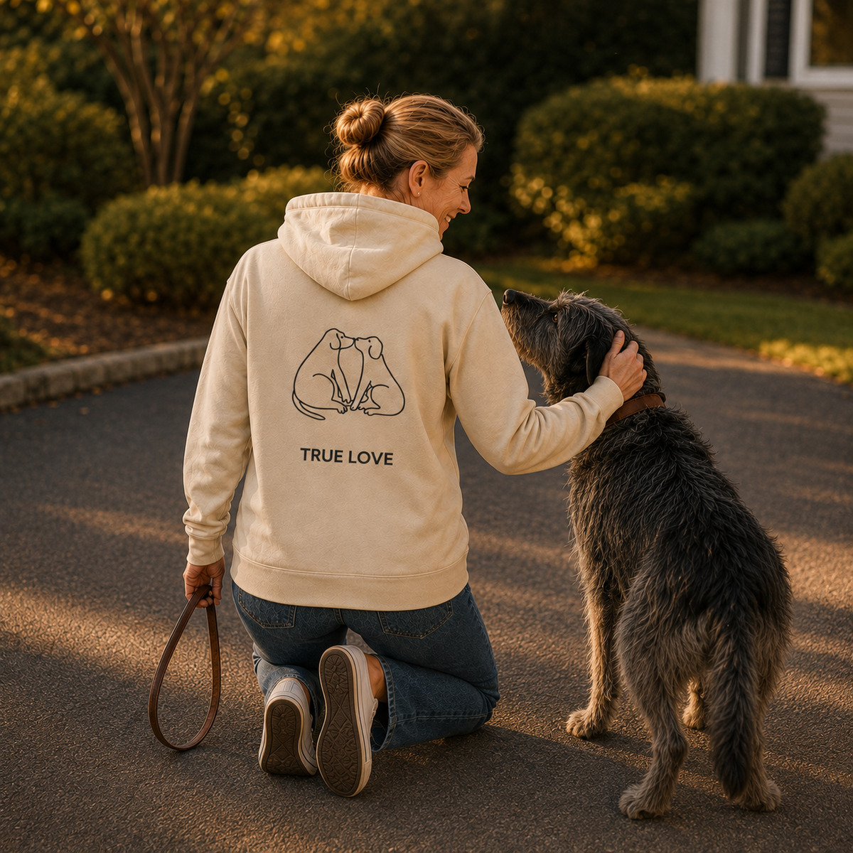 True Love | Softstyle Fleece Hoodie (Back Print)