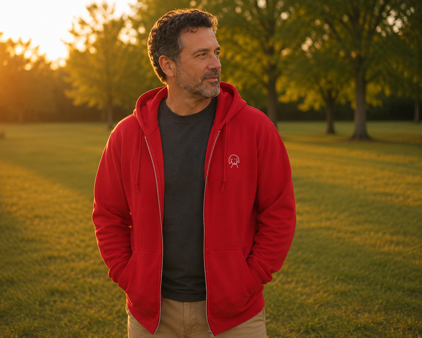 Life is Better with a Dog -- Beach (Back Print) | Morewoof Full Zip Hoodie for Dog Lovers | Life Is Better With A Dog Collection | Summer Collection