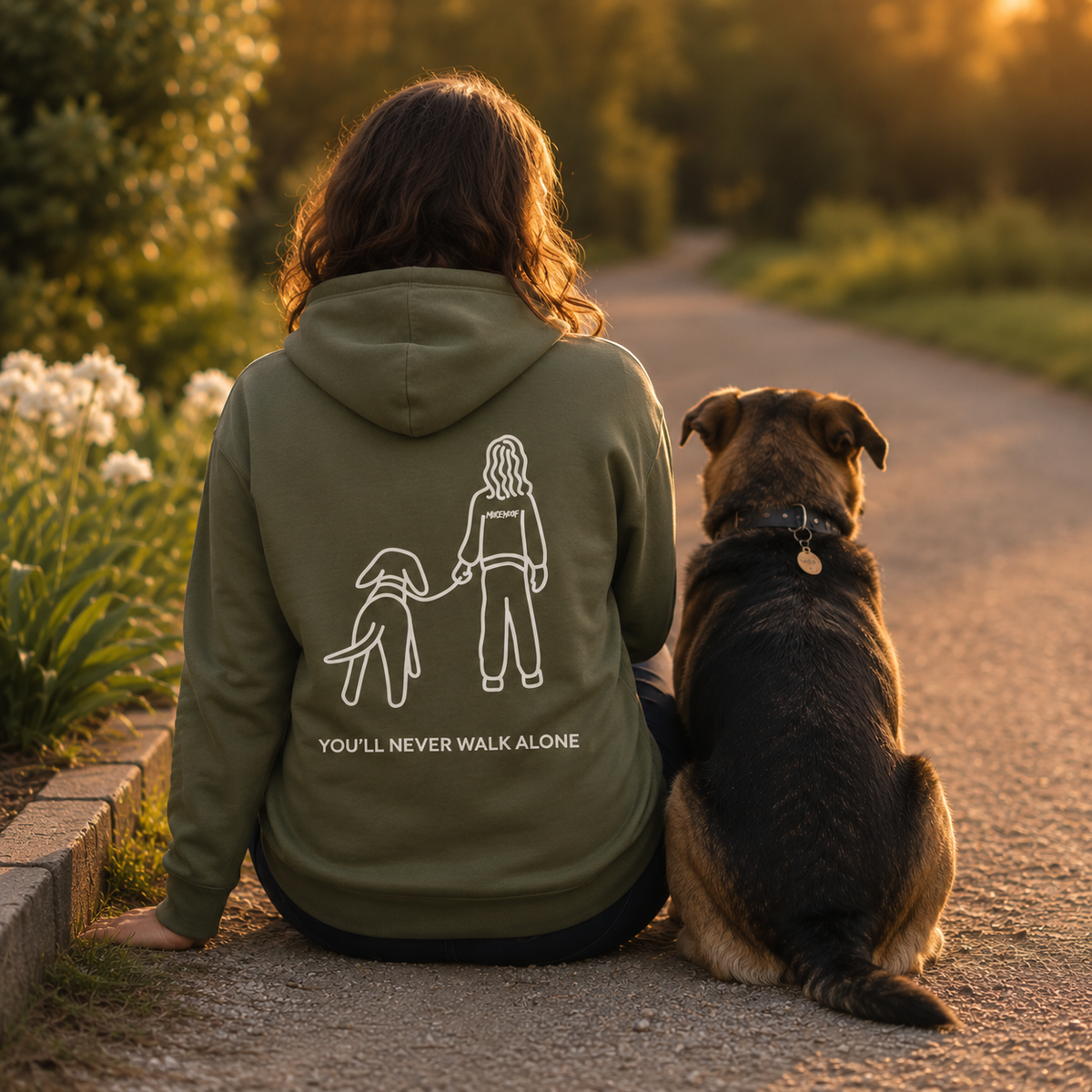 You'll Never Walk Alone (Back Print) | Soft Fleece Hoodie