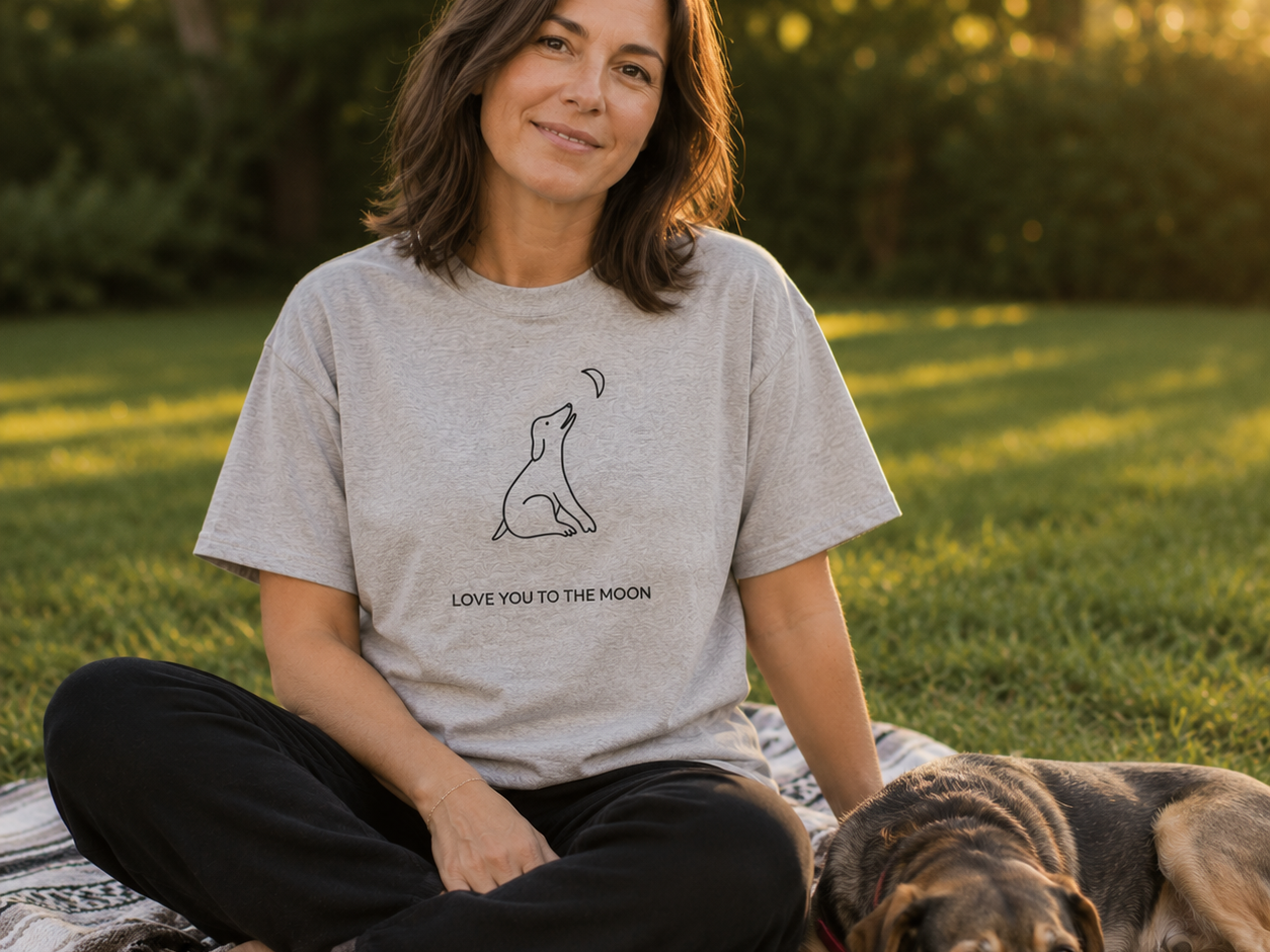 Love You To The Moon | Soft Cotton Tee