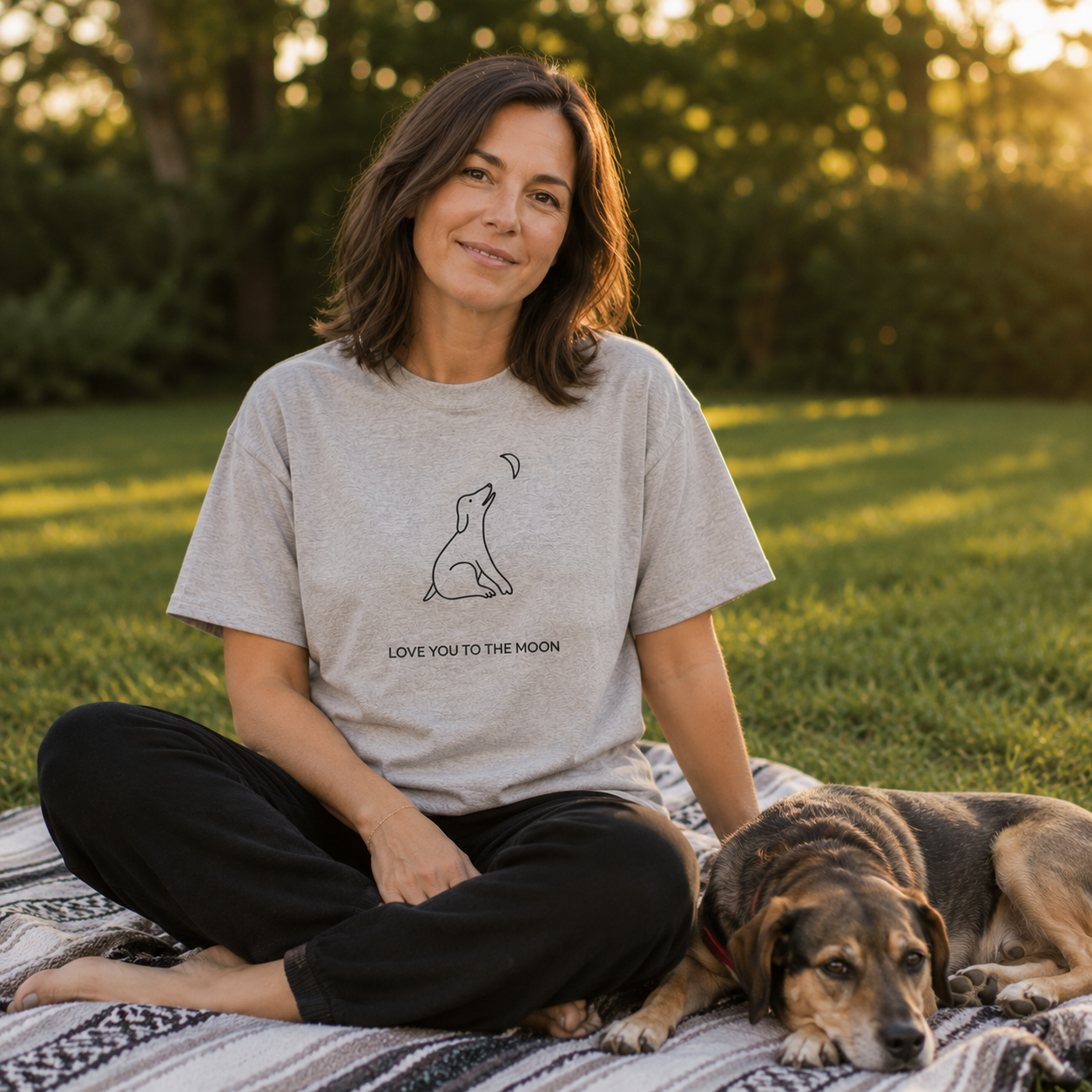 Love You To The Moon | Soft Cotton Tee