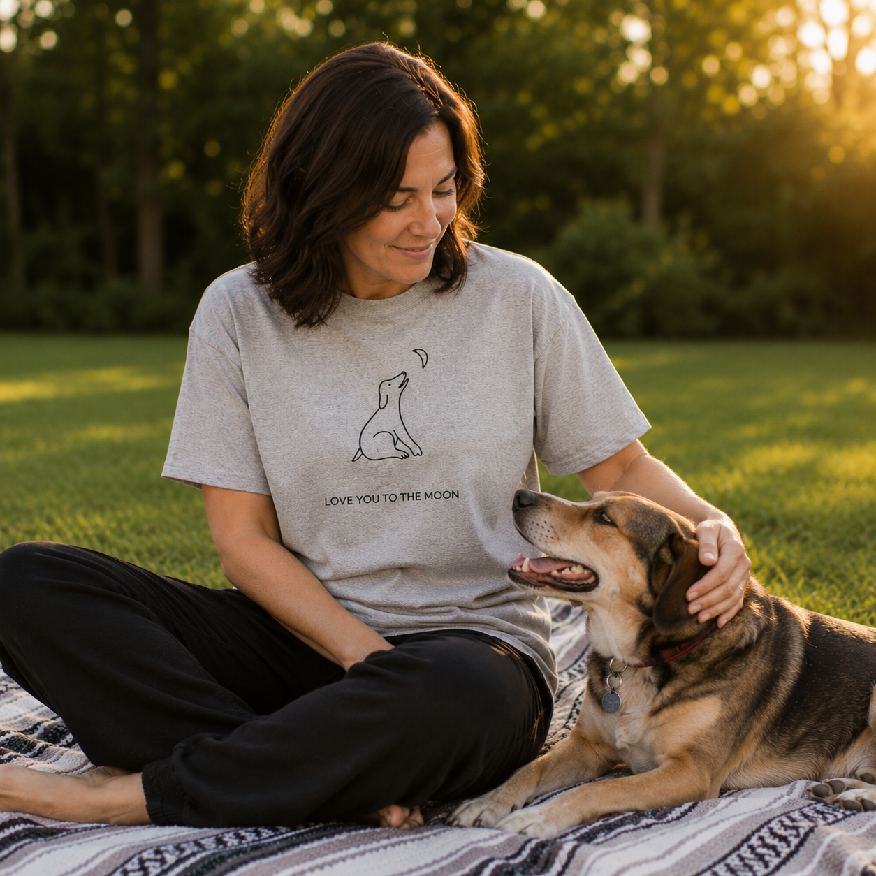 Love You To The Moon | Soft Cotton Tee