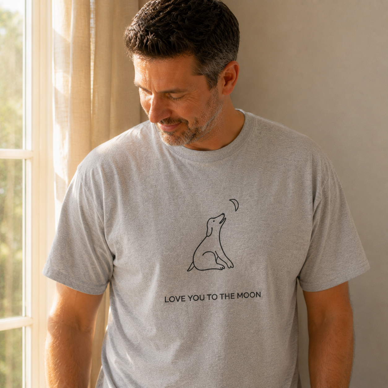 Love You To The Moon | Soft Cotton Tee