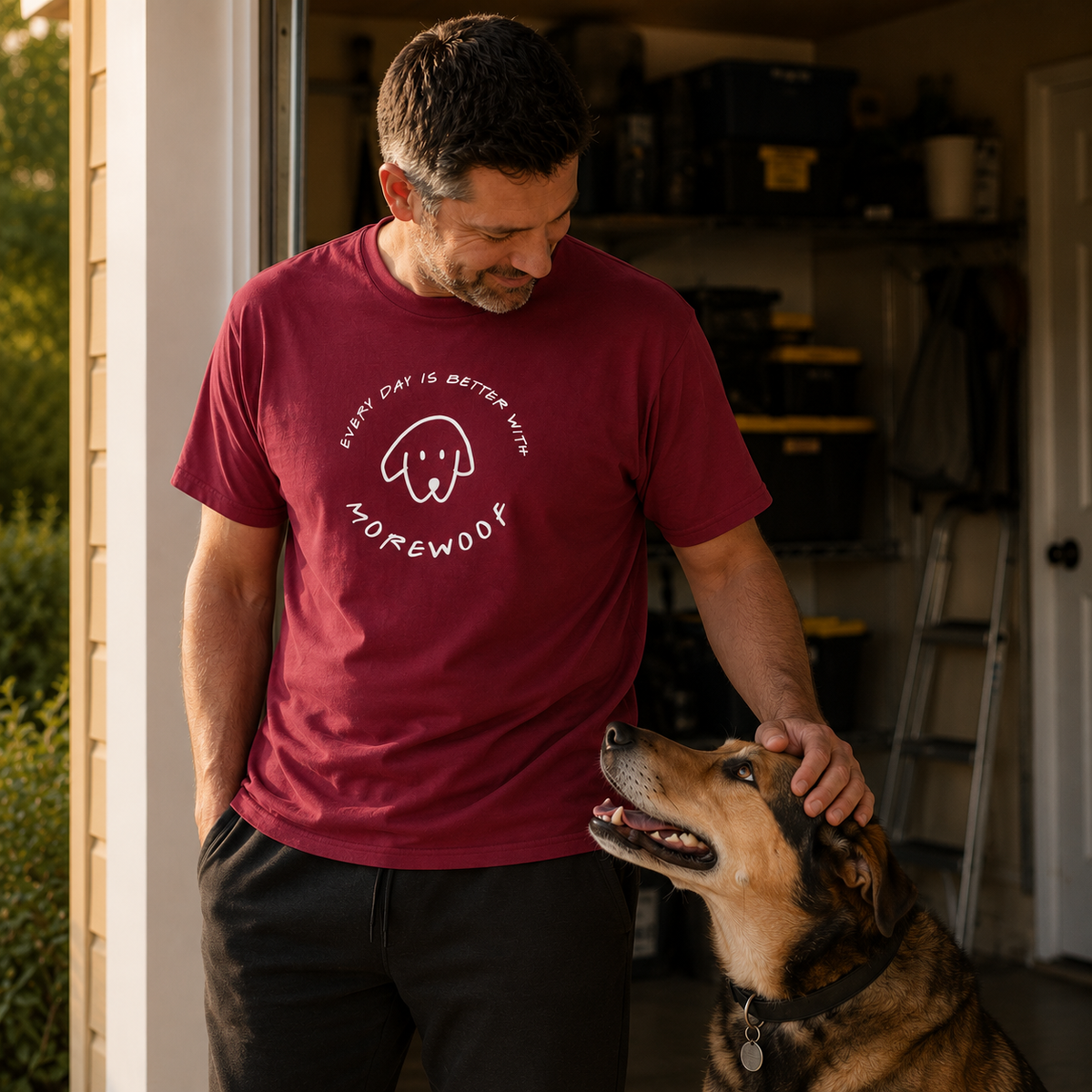 Every Day is Better With More Woof | Soft Cotton Tee
