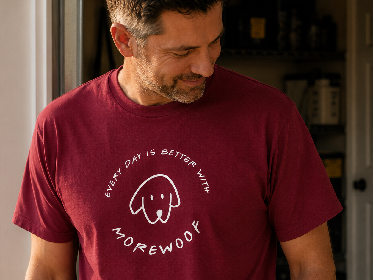 Every Day is Better With More Woof | Soft Cotton Tee