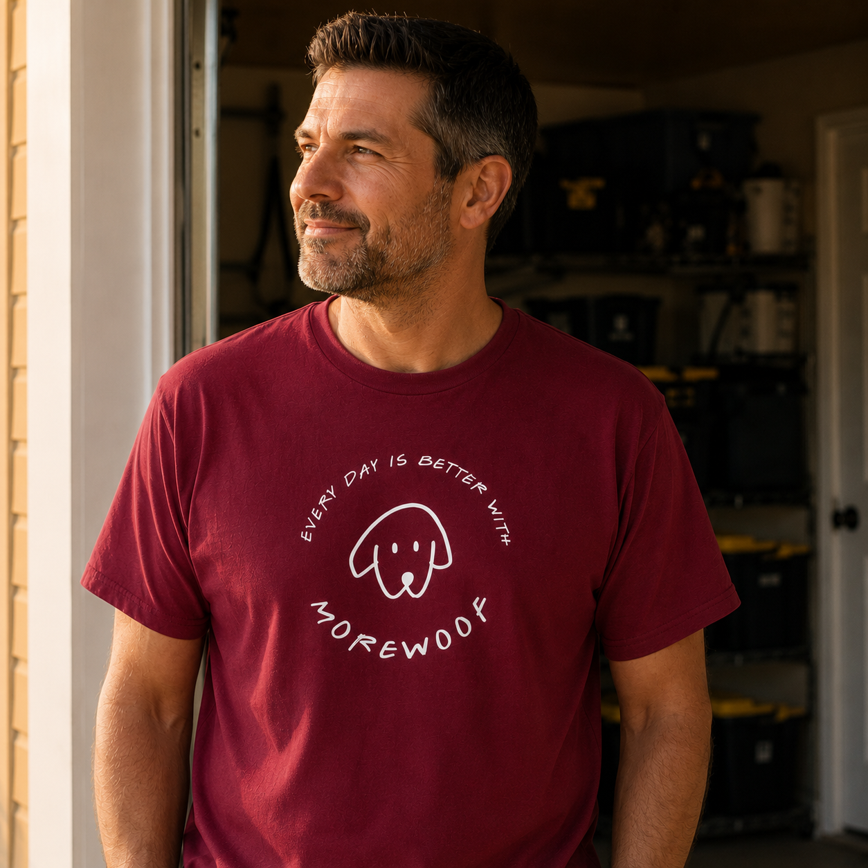 Every Day is Better With More Woof | Soft Cotton Tee