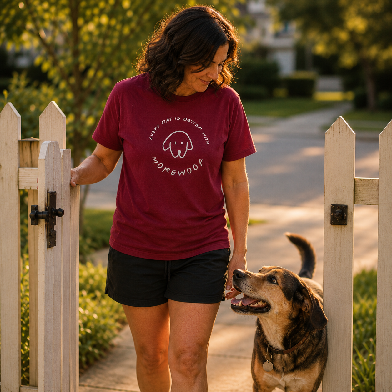 Every Day is Better With More Woof | Soft Cotton Tee