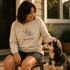 MoreWoof Dog Gone Fishing sweatshirt design: a person fishing with their dog